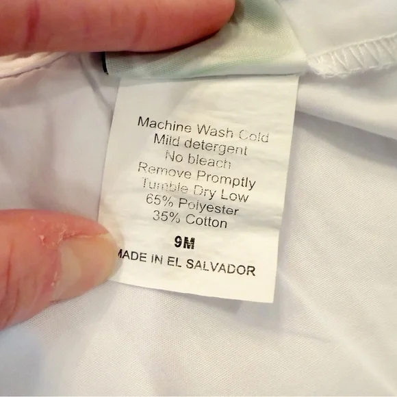 Zuccini 9M Embroidered Collared Dress/Top - Picture 5 of 7